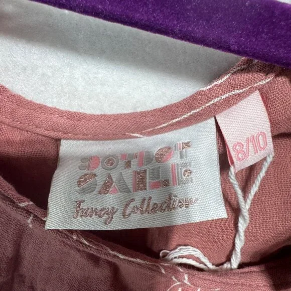 Girls Dress Size 8/10 DotDotSmile Fancy 100% Cotton New with Tags - Picture 4 of 7